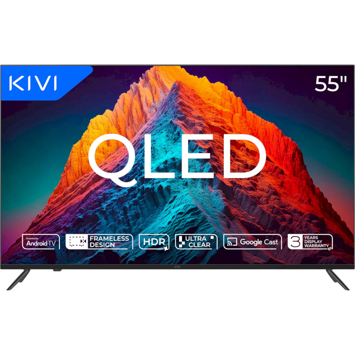 Телевізор KIVI 55" QLED 4K 55U770QB