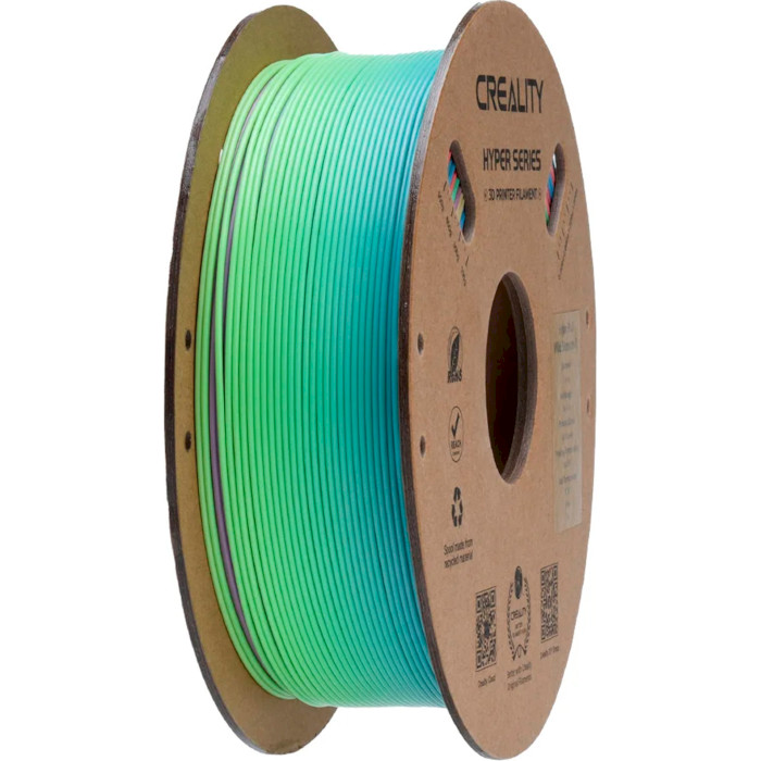 Пластик (філамент) для 3D принтера CREALITY Hyper Rainbow PLA 1.75mm, 1кг, Wild Blossom-Short (3301010425)