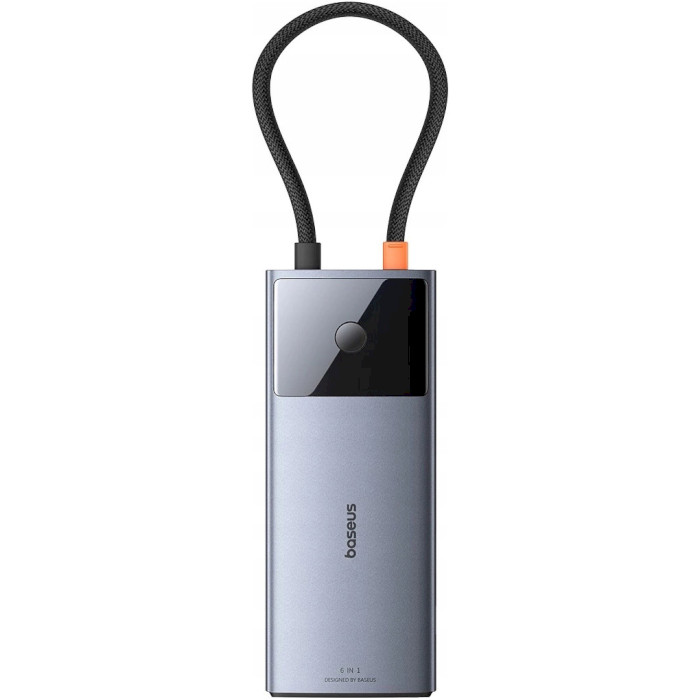 Порт-репликатор BASEUS Metal Gleam Series II 6-in-1 USB Hub (B00061802813-00)