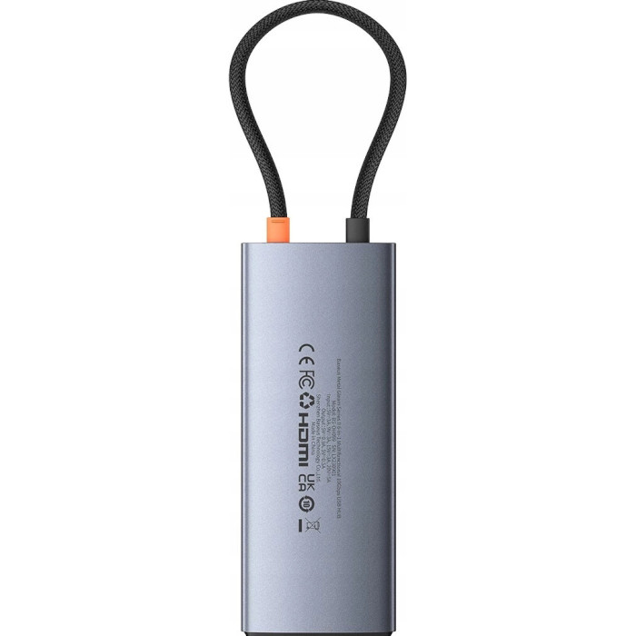 Порт-репликатор BASEUS Metal Gleam Series II 6-in-1 USB Hub (B00061802813-00)