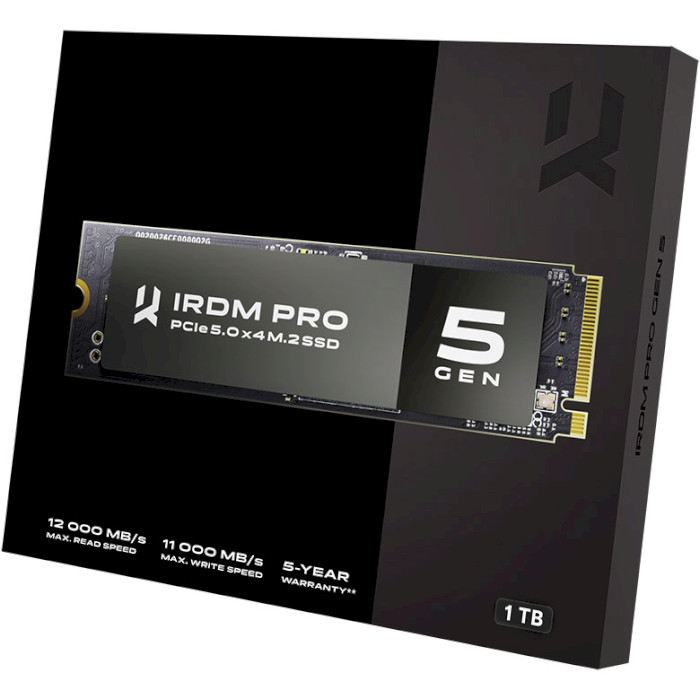 SSD диск GOODRAM IRDM Pro Gen 5 1TB M.2 NVMe (IRP-SSDPR-P54S-1K0-80)