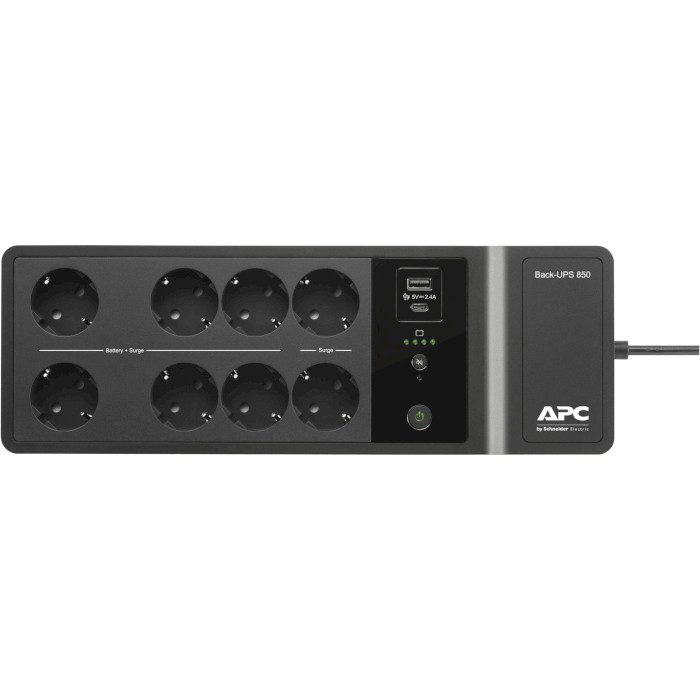 ИБП APC Back-UPS 850VA 8xSchuko w/USB-C+A (BE850G2-GR)