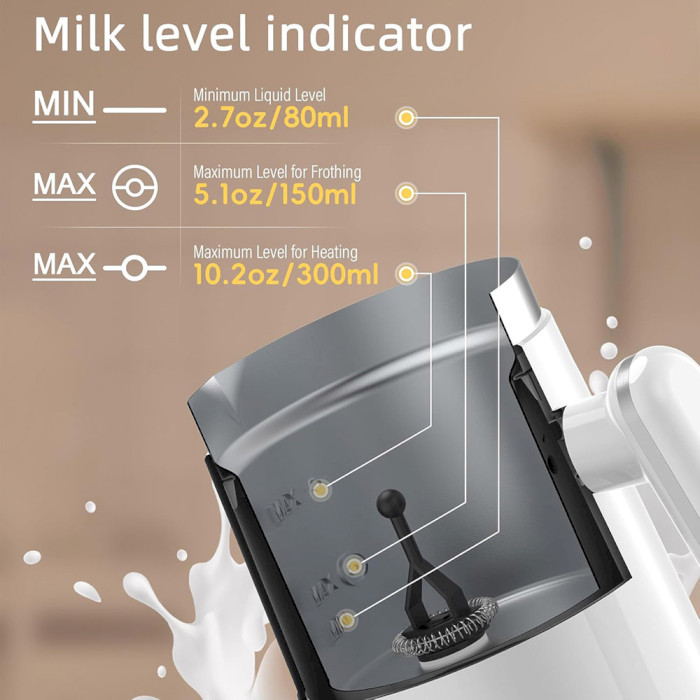 Вспениватель молока BIOLOMIX BMF101 Milk Frother