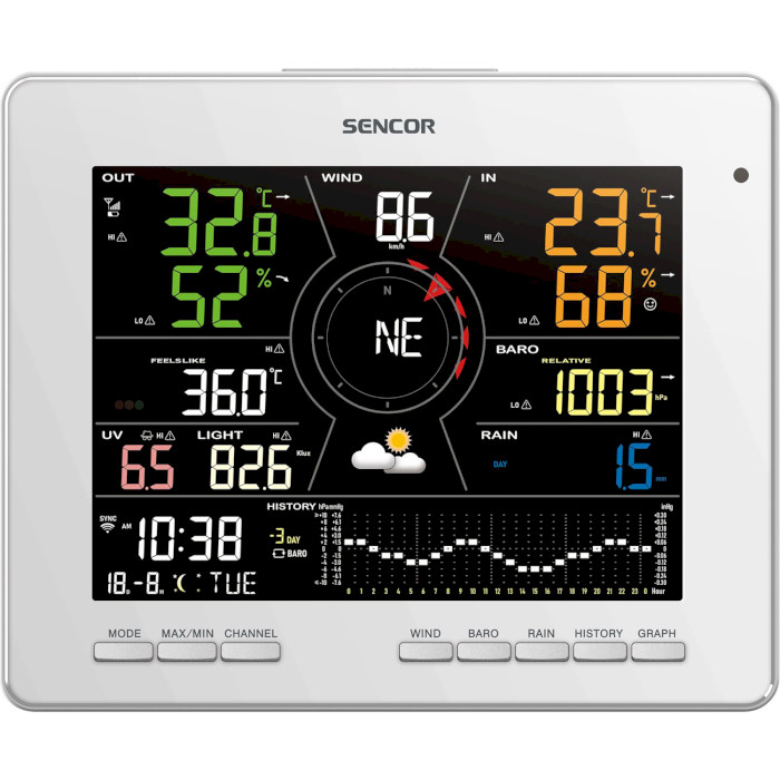 Метеостанція SENCOR SWS 16600 WIFI (SWS16600WIFI)