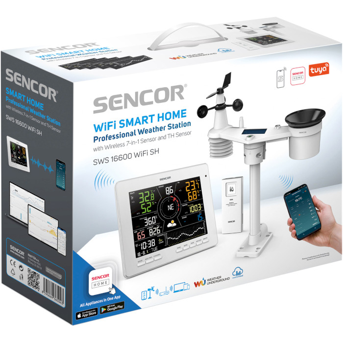 Метеостанція SENCOR SWS 16600 WIFI (SWS16600WIFI)