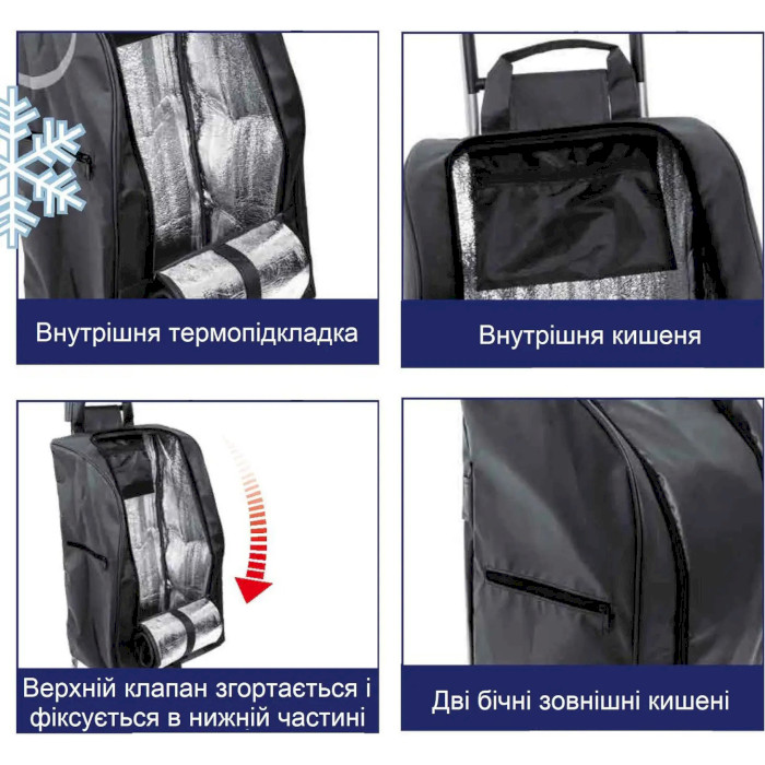 Сумка-візок CASA SI Buddy 40L Black