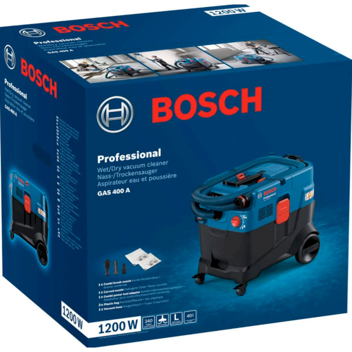 Пилосос професійний BOSCH GAS 400 A Professional (06019M0020)