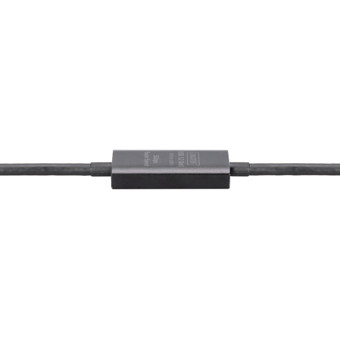 Кабель-удлинитель DIGITUS Active USB 3.2 Gen1 5G USB-C Male to USB-C Female Extension Cable 10м Black (DA-73109)