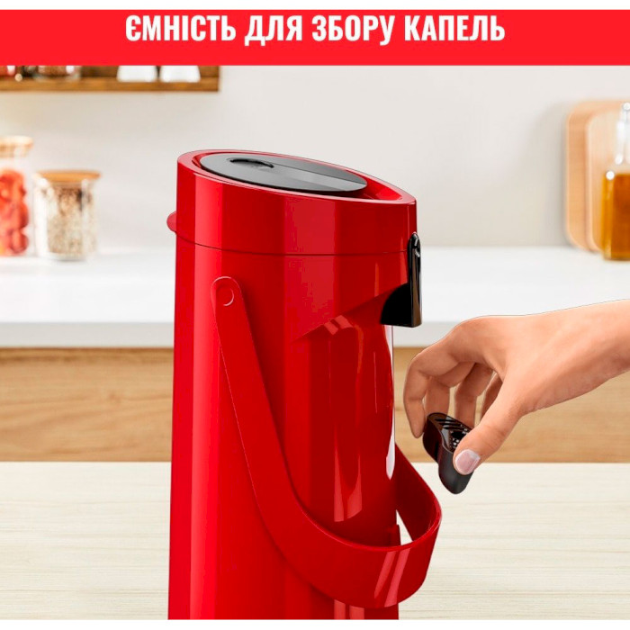 Термос помповий TEFAL Ponza Pump 1.9л Red (K3140314)