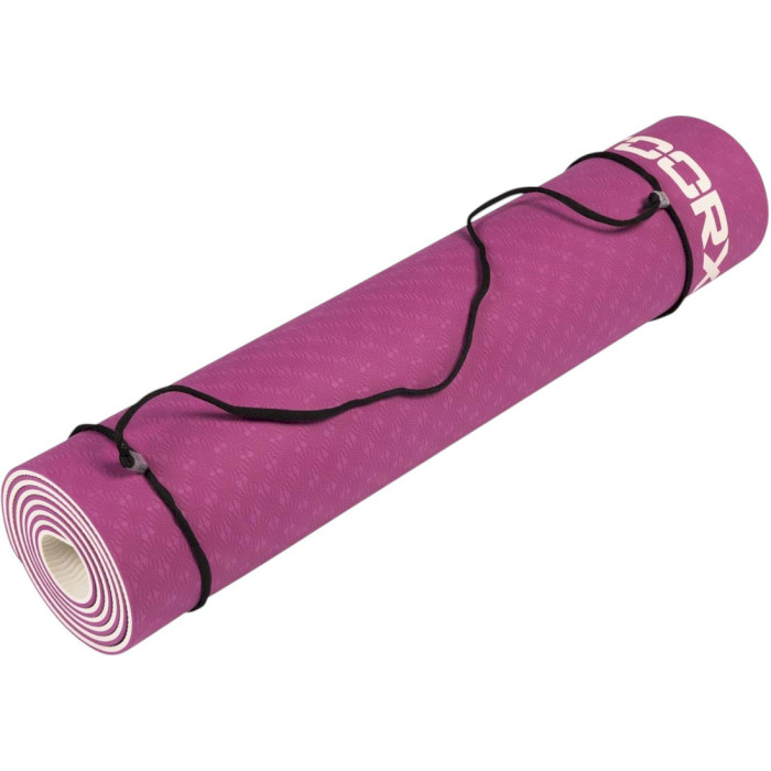 Килимок для фітнесу TOORX Yoga Professional Burgundy/Perla (MAT-184)