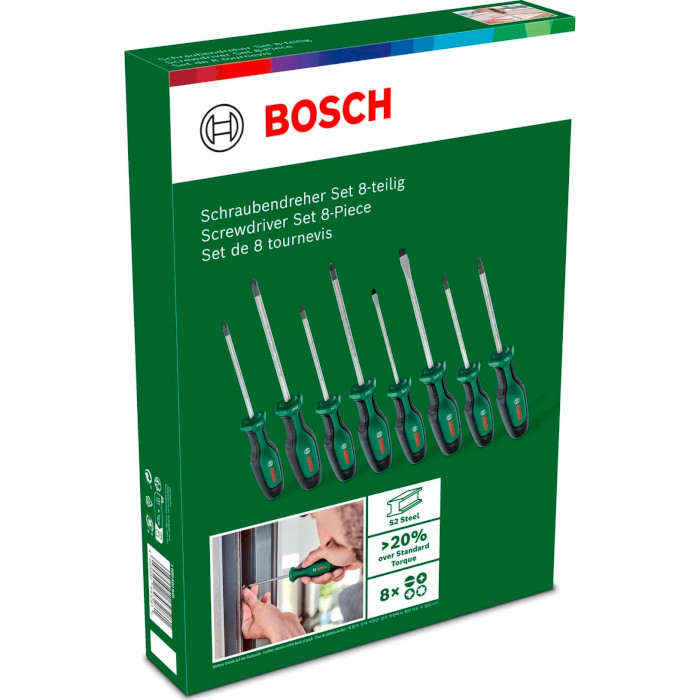 Набор отвёрток BOSCH 8 шт.