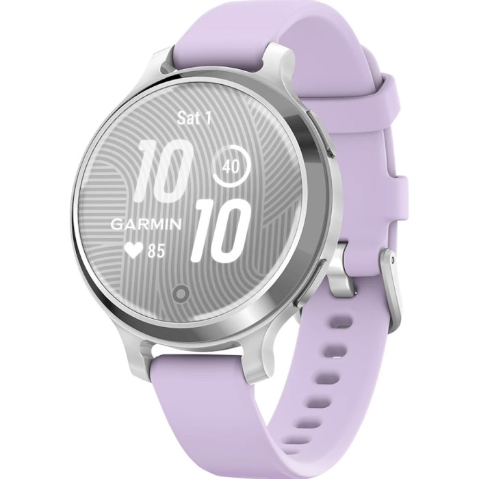 Смарт-часы GARMIN Lily 2 Active Silver with Purple Jasmine Silicone Band (010-02891-01)