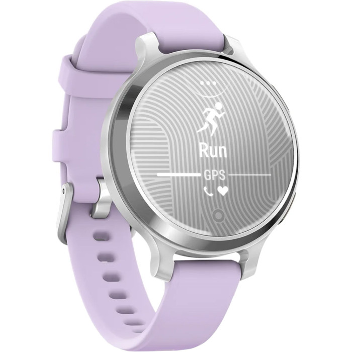 Смарт-часы GARMIN Lily 2 Active Silver with Purple Jasmine Silicone Band (010-02891-01)