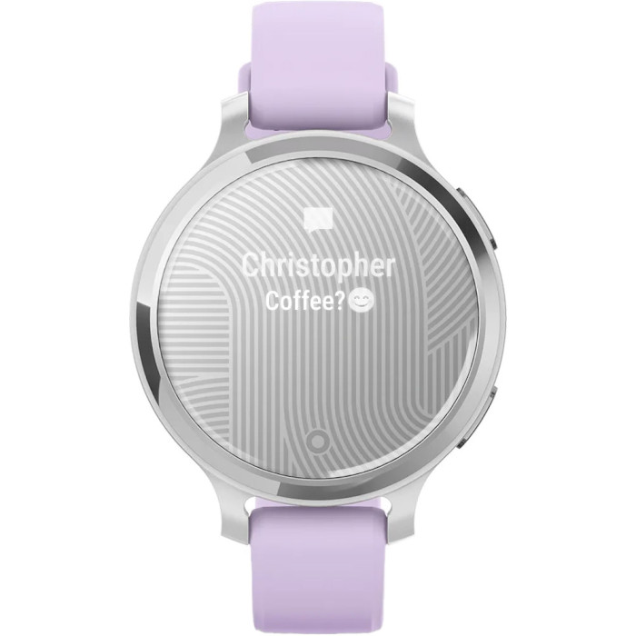 Смарт-часы GARMIN Lily 2 Active Silver with Purple Jasmine Silicone Band (010-02891-01)