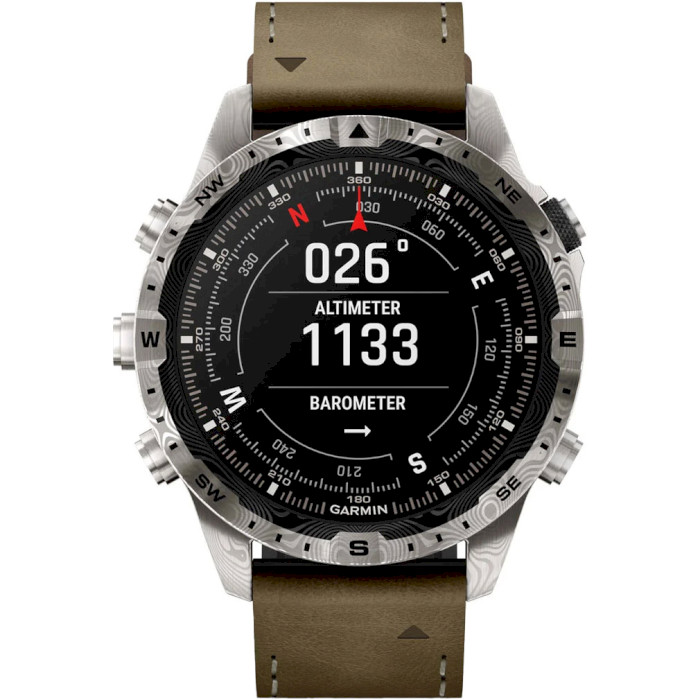 Смарт-часы GARMIN MARQ Adventurer Gen. 2 Damascus Steel Edition (010-03393-31)