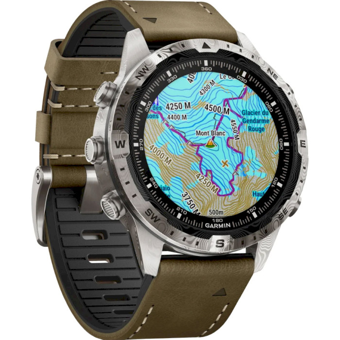 Смарт-часы GARMIN MARQ Adventurer Gen. 2 Damascus Steel Edition (010-03393-31)