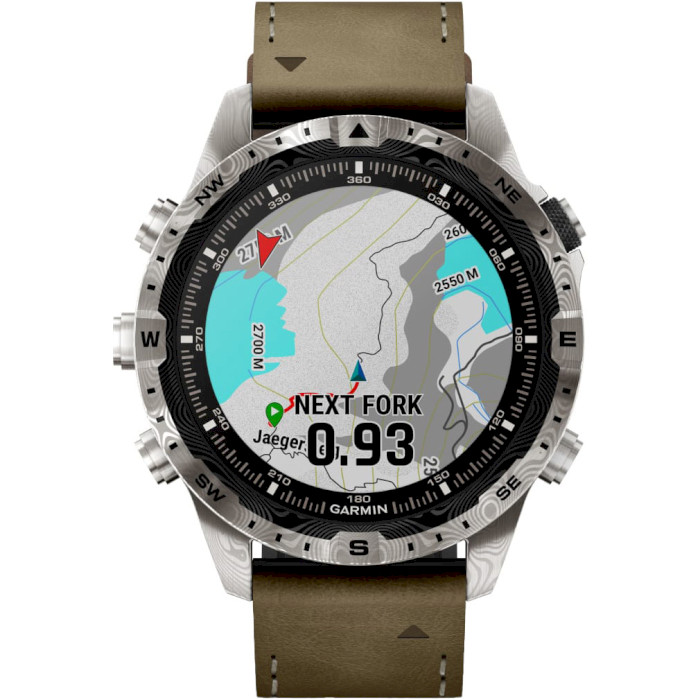 Смарт-часы GARMIN MARQ Adventurer Gen. 2 Damascus Steel Edition (010-03393-31)