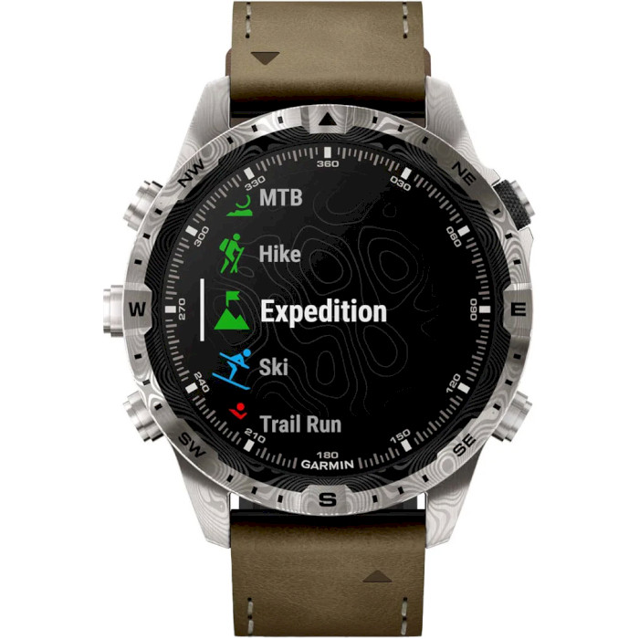 Смарт-часы GARMIN MARQ Adventurer Gen. 2 Damascus Steel Edition (010-03393-31)