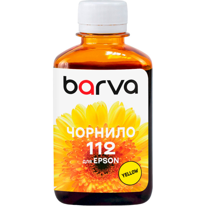 Чорнило BARVA для Epson EkoTank L15150/L15160/L6570/L6550/L11160/L6490/L15180/L6580 Yellow (E112-959)