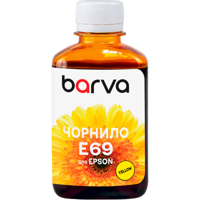 Чернила BARVA для Epson SureColor SC-T3000/SC-T3200/SC-T5000/SC-T5200/SC-T7000/SC-T7200 Yellow (E69-943)