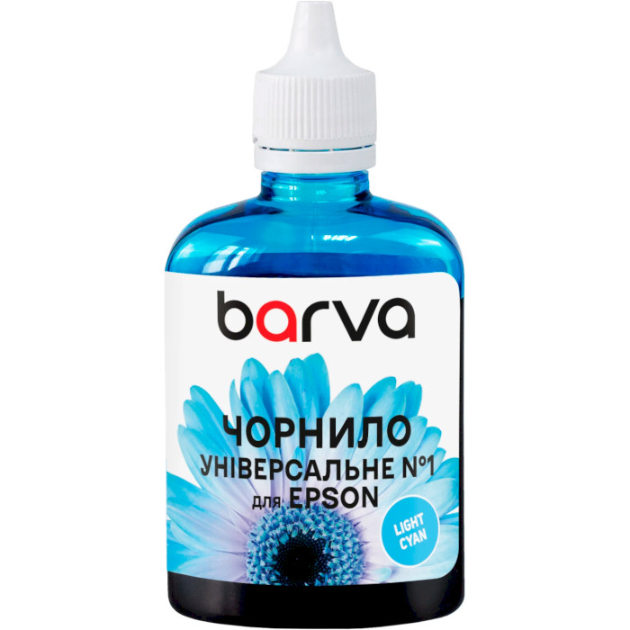 Чернила BARVA для Epson Universal №1 Light Cyan (EU1-747)