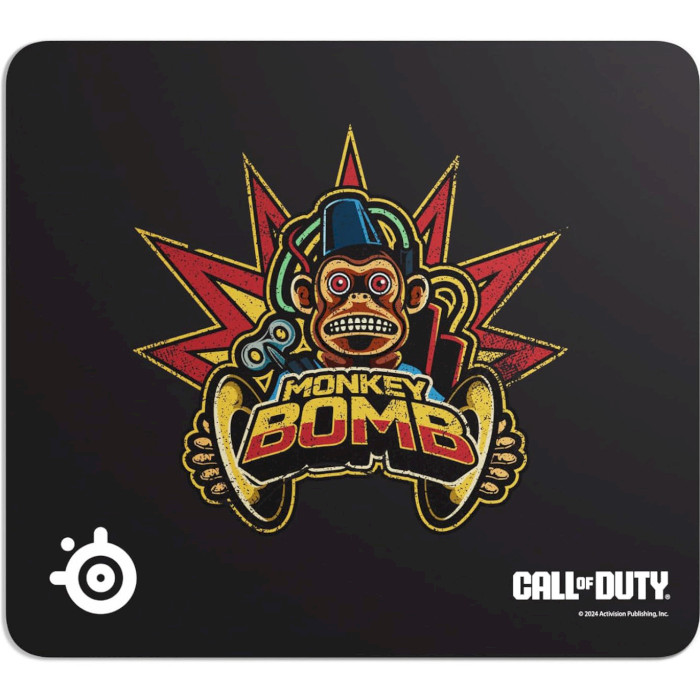 Игровая поверхность STEELSERIES QcK L Call of Duty Monkey Bomb Edition (63449)