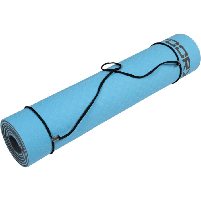 Килимок для фітнесу TOORX Yoga Professional Azzurro/Antracite (MAT-183)