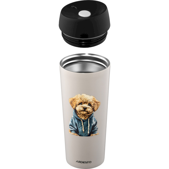 Термокружка ARDESTO Coffee Time 0.45л Maltipoo (AR2645MP)