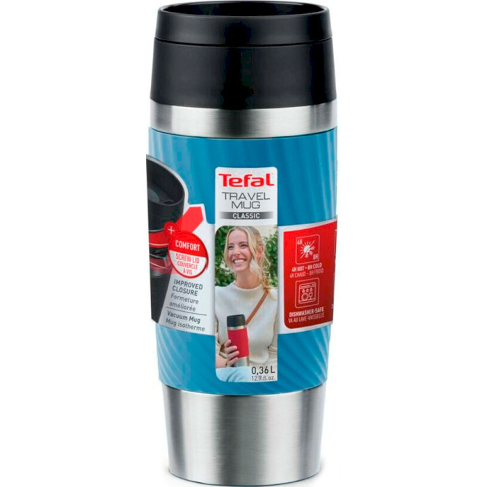 Термокухоль TEFAL Travel Mug Classic Twist 0.36л Blue (N2024510)