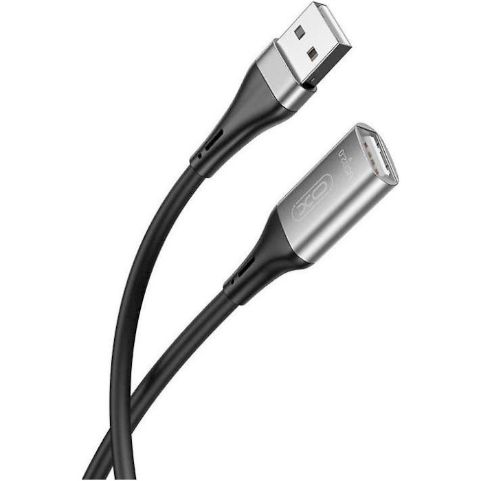 Кабель-удлинитель XO NB219 USB2.0 Extension Cable 3м Black