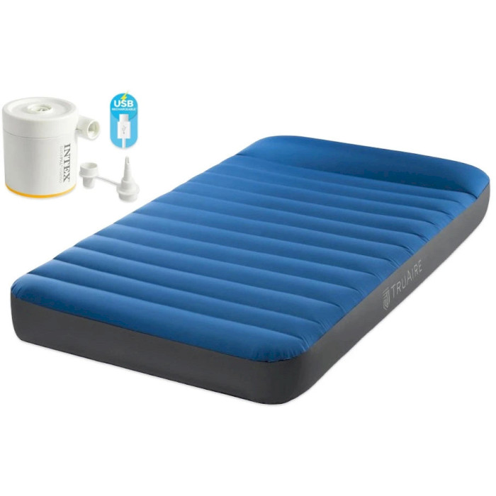 Надувний матрац INTEX Camping Mattress 64011 191x99 Blue