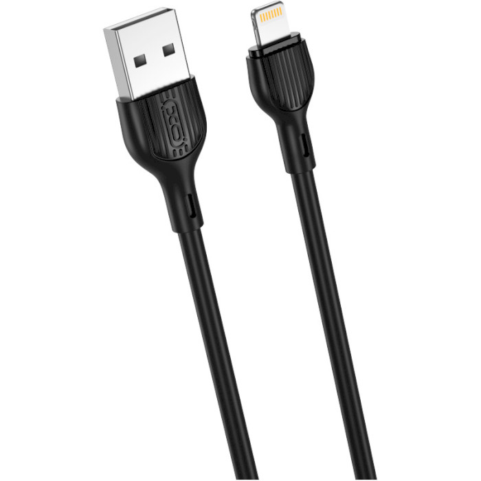 Кабель XO NB200 USB-A to Lightning 2м Black