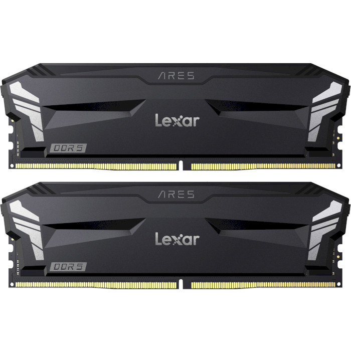 Модуль пам'яті LEXAR Ares Black DDR5 6000MHz 32GB Kit 2x16GB (LD5U16G60C320A-RGD)