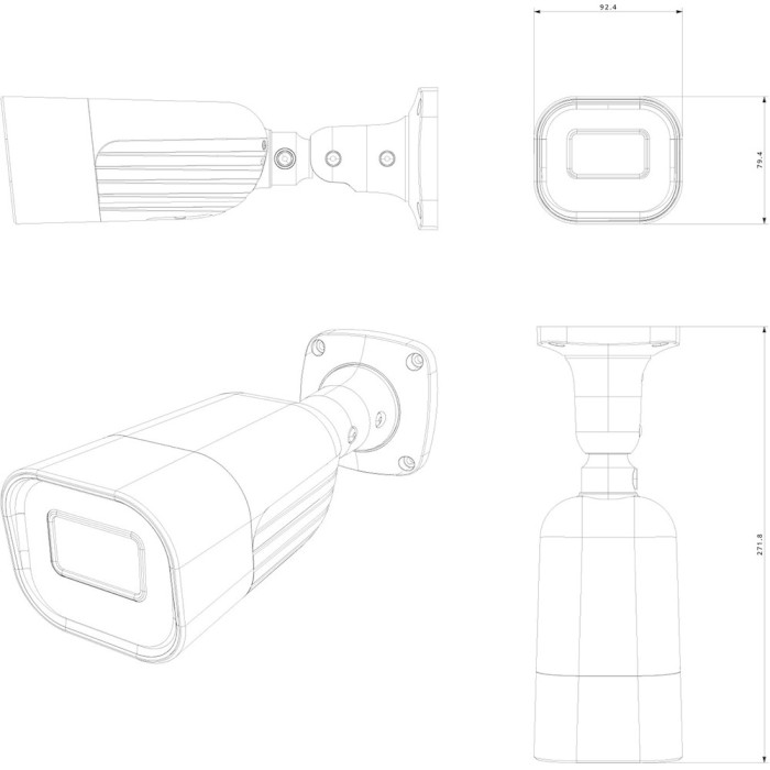 IP-камера PROVISION-ISR I6-340LPRN-MVF2 (8-32)