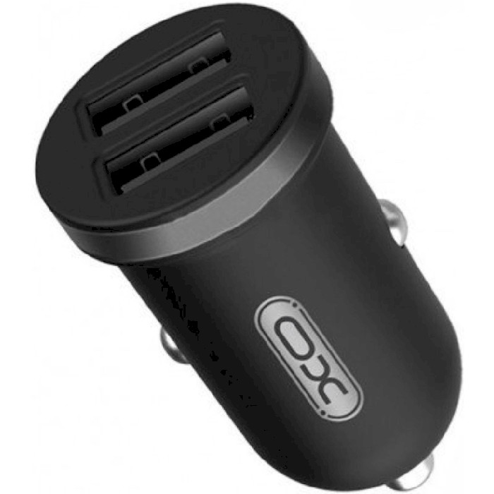 Автомобильное зарядное устройство XO TZ08 2xUSB-A, 2.1A Car Charger Black w/Micro-USB cable (TZ08-M-BK)