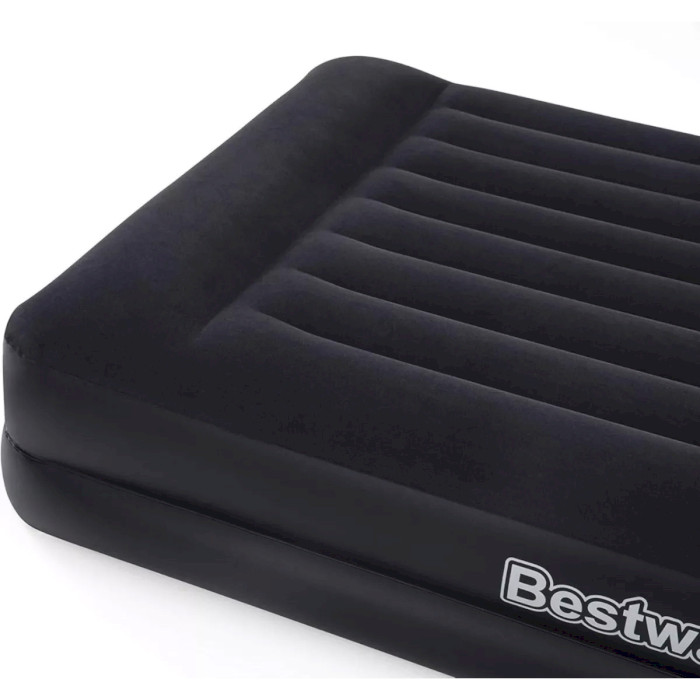 Матрас надувной c подголовником BESTWAY Tritech Airbed Queen Built-in AC Pump 67403 203x152 Black