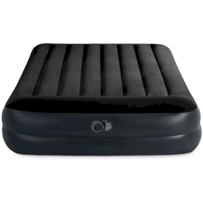 Матрас надувной c подголовником INTEX Pillow Rest Raised Bed 64124 203x152 Black