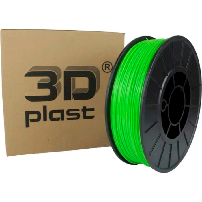 Пластик (філамент) для 3D принтера 3DPLAST PETG 1.75mm, 0.85кг, Green Grass