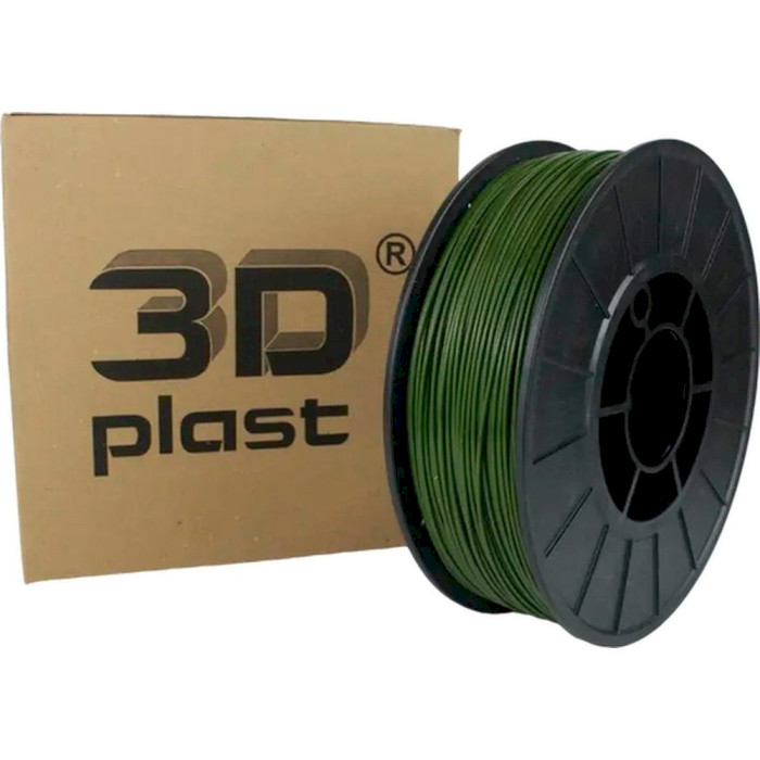 Пластик (філамент) для 3D принтера 3DPLAST PETG 1.75mm, 0.85кг, Khaki