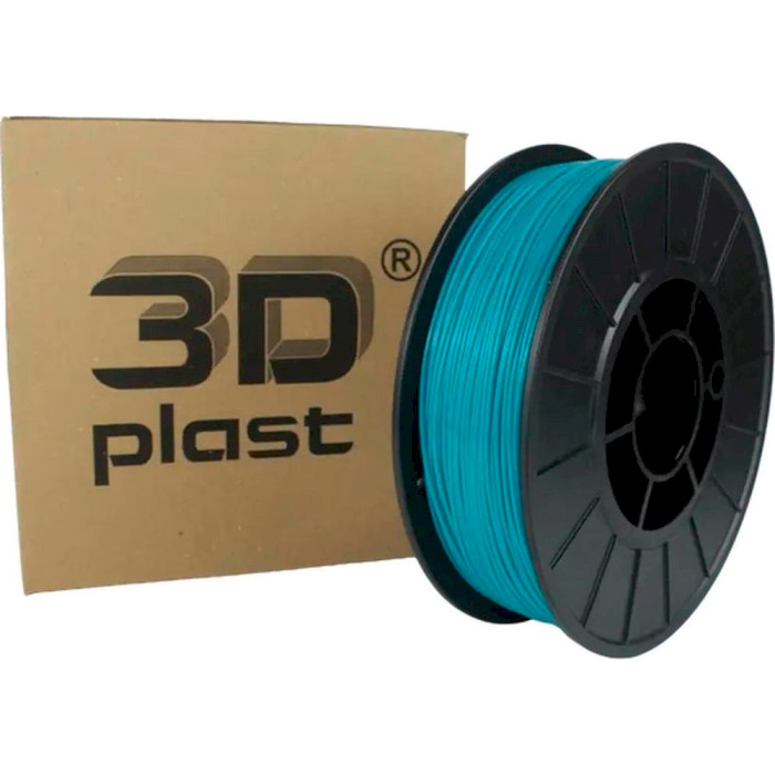 Пластик (філамент) для 3D принтера 3DPLAST PETG 1.75mm, 0.85кг, Turquoise