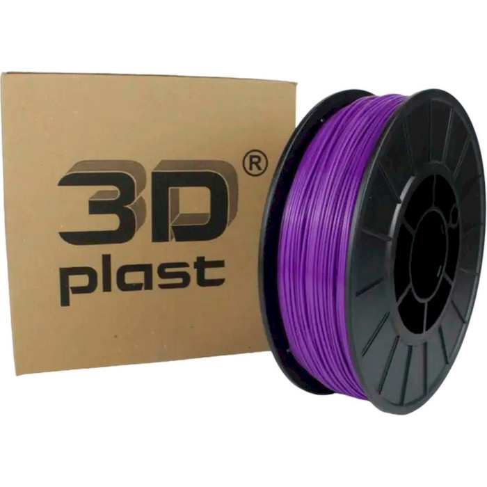 Пластик (філамент) для 3D принтера 3DPLAST PETG 1.75mm, 0.85кг, Violet