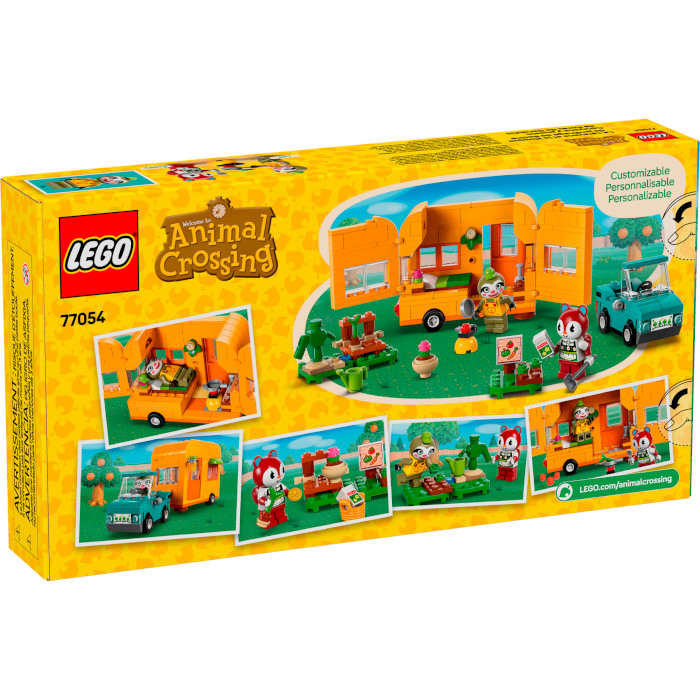 Конструктор LEGO Animal Crossing Автофургон и садовый магазин Лейфа 263дет. (77054)