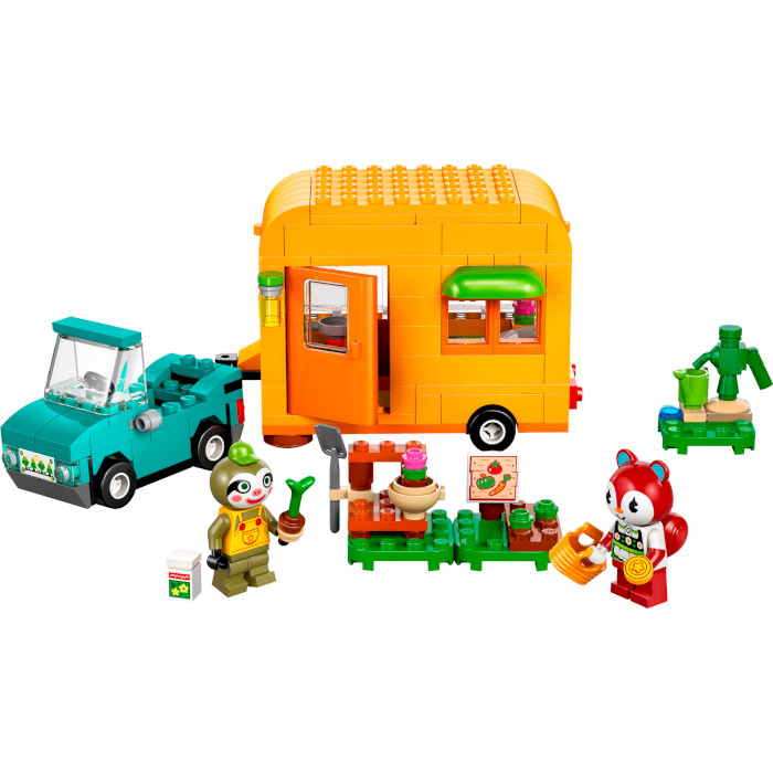 Конструктор LEGO Animal Crossing Автофургон и садовый магазин Лейфа 263дет. (77054)