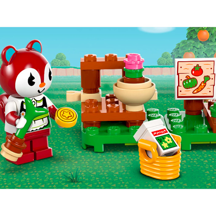 Конструктор LEGO Animal Crossing Автофургон и садовый магазин Лейфа 263дет. (77054)