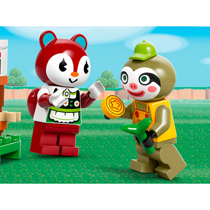 Конструктор LEGO Animal Crossing Автофургон и садовый магазин Лейфа 263дет. (77054)