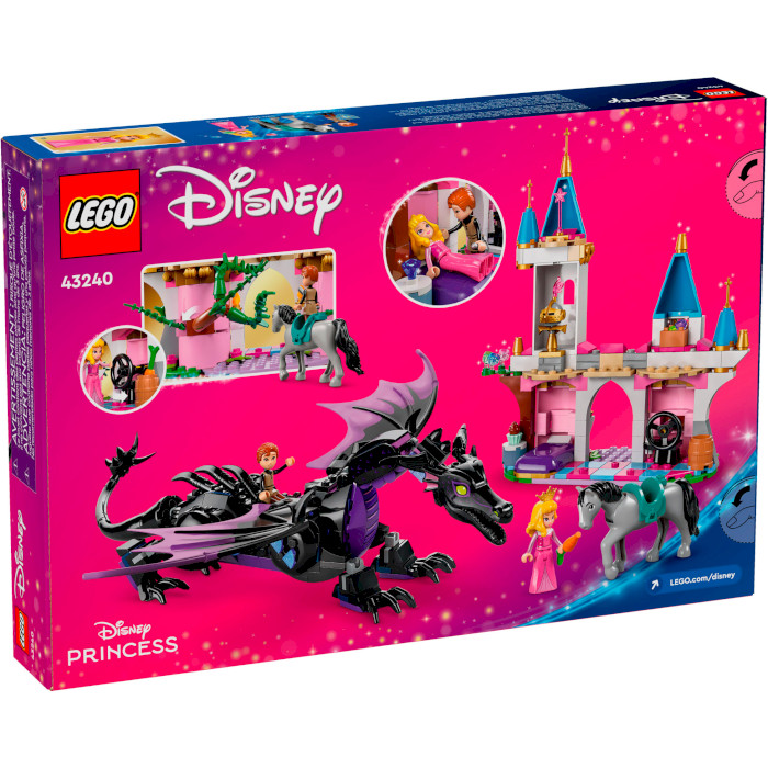 Конструктор LEGO Disney Princess Драконья форма Малефисенты 583дет. (43240)