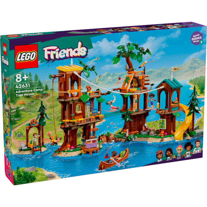 Конструктор LEGO Friends Домик на дереве в лагере приключений 1128дет. (42631)