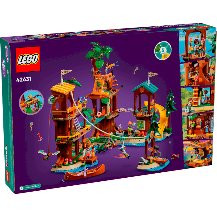 Конструктор LEGO Friends Домик на дереве в лагере приключений 1128дет. (42631)