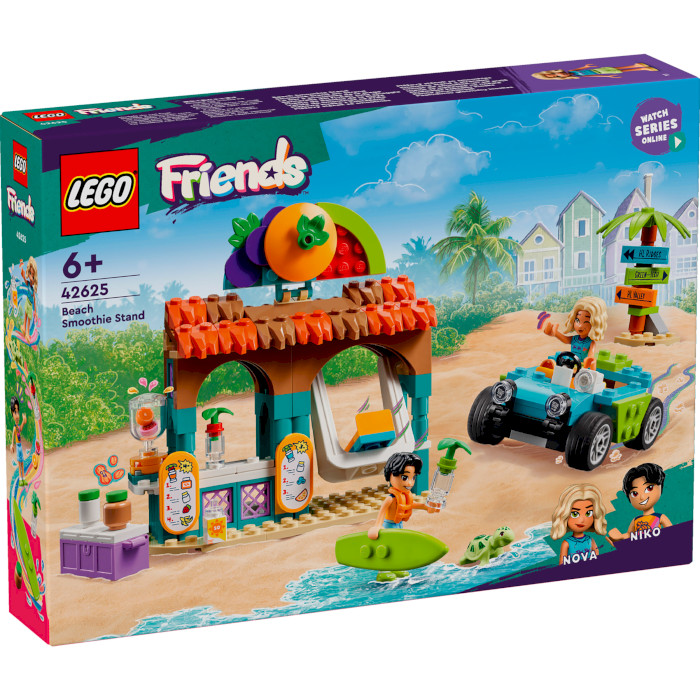 Конструктор LEGO Friends Пляжная стойка для смузи 213дет. (42625)