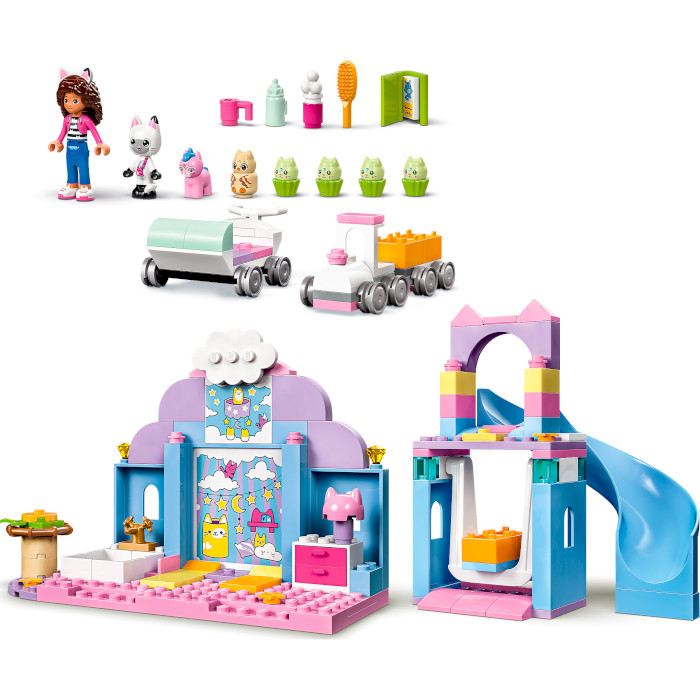 Конструктор LEGO Gabby's Dollhouse Мини-кото-ясли Габби 165дет. (10796)